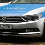 Streifenwagen der Polizei Bremen von vorne