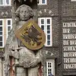 Die Roland-Statue auf dem Bremer Marktplatz