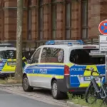 Fahrzeuge der Bundespolizei am Bremer Hauptbahnhof