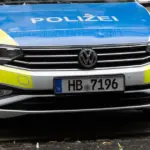 Streifenwagen der Polizei Bremen von vorne