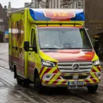Rettungswagen am Bremer Marktplatz