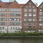 Die Weserburg, Museum für Gegenwartskunst, in den Backsteinspeichern am Weserufer